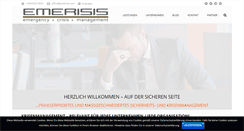 Desktop Screenshot of emerisis.com