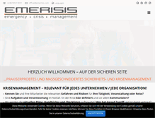 Tablet Screenshot of emerisis.com